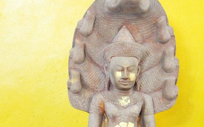 チャオプラヤーをさかのぼりアユタヤの仏像を見に行く